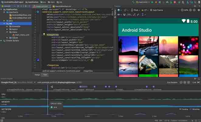 Android Studio - oficjalne zintegrowane środowisko programistyczne dla systemu Android