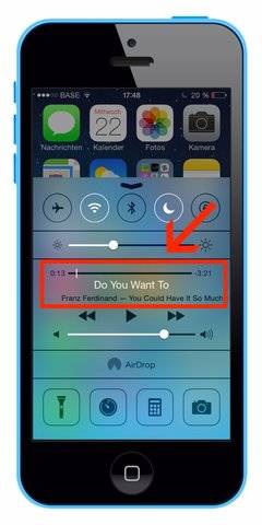 iOS 7: przełączaj listy odtwarzania z centrum sterowania (mini wskazówka)
